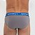 Cueca Slip Max Compress Cinza/Azul - Imagem 4