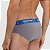 Cueca Slip Max Compress Cinza/Azul - Imagem 3