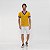 Camiseta Gola Retilínea Geométrica Amarelo - Imagem 4