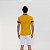 Camiseta Gola Retilínea Geométrica Amarelo - Imagem 3