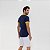 Camiseta Gola Retilínea Geométrica Marinho - Imagem 3