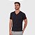 Camiseta Slim Basic Gola V Preto - Imagem 2