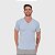 Camiseta Slim Basic Gola V Acqua - Imagem 2