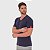 Camiseta Slim Basic Gola V Marinho - Imagem 3