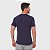 Camiseta Slim Basic Gola V Marinho - Imagem 4