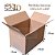 100 caixas de papelão - MEDIDAS 16x11x10 cm | 1º LINHA - ENVIOS CANECAS PLÁSTICAS & PORCELANA - Imagem 2