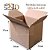 50 caixas de papelão - MEDIDAS 16x13x13 cm | 1º LINHA - ENVIOS CANECAS & BONÉS ABA TORTA - Imagem 1