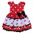 Vestido Minnie Mouse Poá Com Laço Bebê - Imagem 1