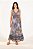 VESTIDO MIDI BOSSA FLORAL LILÁS FARM - Imagem 1