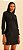VESTIDO CURTO MANGAS RECORTE PRETO FARM - Imagem 1