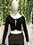 BLUSA  DECOTE PROFUNDO LISO PRETO ALL IS LOVE - Imagem 5
