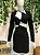 VESTIDO CUT OUT ASSIMETRICO LISO  PRETO ALL IS LOVE - Imagem 4