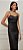 VESTIDO DE COURO STRETCH MIDI RECORTE ANIMALE - Imagem 1