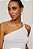 BLUSA RIB BASIC UM OMBRO SÓ OFF WHITE-ANIMALE/970002 - Imagem 4