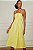 VESTIDO DECOTE VIVO AMARELO AURORA ANIMALE- - Imagem 1
