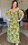 VESTIDO MIDI EST BOSSA BANANA VERDE RELVA FARM - Imagem 3