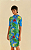 VESTIDO CURTO FRANZIDO FOLHA DE BANANA FARM - Imagem 1