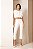 Calça Sarja Pantacourt Off White - Imagem 1