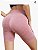 Shorts Feminino Academia Zero Transparencia Cintura Alta Rosa - Imagem 3