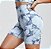 Short Hupana Sem Costura Levanta Bumbum Tie Dye Academia Azul Claro - Imagem 5