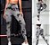 CALÇA LEGGING CINTURA ALTA LEVANTA BUMBUM-ESPORTIVA - MARMORIZADA -ACADEMIA- YOGA - Imagem 7