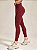 CALÇA LEGGING CINTURA ALTA LEVANTA BUMBUM-ESPORTIVA -ACADEMIA- YOGA- VERMELHA - Imagem 3