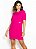 Colcci - Vestido T-Shirt Dress de Viscose Rosa - Imagem 1
