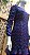 VESTIDO CURTO AZUL COM MANGAS TRENDYOL - Imagem 3