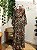 Vestido Longo Transpassado Abstrato - Imagem 2