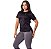 Camiseta  Academia Feminina Dry Fit  Camisa Blusa Caminhada Musculação Treino  Baby Look - Imagem 2