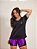 Camiseta  Academia Feminina Dry Fit  Camisa Blusa Caminhada Musculação Treino  Baby Look - Imagem 4