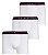 Cueca Tommy Hilfiger Slip Cotton Stretch Brief Branca Pack 3 - Imagem 2