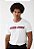 Camiseta John John Reta Estampada Branca - Imagem 1