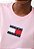 Camiseta Tommy Jeans Reta Logo Rosa - Imagem 2