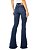 Calça Feminina Jeans Atena Flare High Azul Lança Perfume - Imagem 3