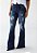 Calça Jeans Lança Perfume Flare Atena Destroyed Azul - Imagem 2