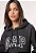 Blusa de Moletom Flanelada Aberta GAP Capuz Grafite - Imagem 1