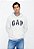 Blusa de Moletom Fechada GAP com Capuz Branca - Imagem 1