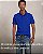 Camisa Polo Ralph Lauren Custom Slim Fit Red Icon Azul - Imagem 3