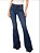 Calça Feminina Jeans Atena Flare High Azul Lança Perfume - Imagem 3