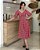 Vestido Midi Tule Floral Mangas - Imagem 1