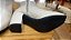 Bota Feminina Bico Quadrado Lumiss Salto Alto Grosso Coturno Cano Médio Confortável Zíper Off White - Imagem 5