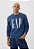 Blusa de Moletom Fechada GAP Logo Azul - Imagem 4