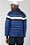 Jaqueta Puffer Broken Rules Listrada Azul-Marinho - Imagem 4
