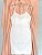 Vestido Curto Forro Branco @usemika Feminino - Imagem 1