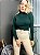 Tricot Cacharrel Iana com Gola Verde Escuro @usemika Feminina - Imagem 2