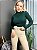 Tricot Cacharrel Iana com Gola Verde Escuro @usemika Feminina - Imagem 3
