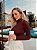 Tricot Cacharrel Iana com Gola Marrom @usemika Feminina - Imagem 1
