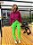 Calça Skinny Alfaiataria Loren Verde Botões Forrados @usemika Feminina - Imagem 2