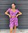Saia Curta Babados Viscose Estampado Poli Roxo @usemika Feminina - Imagem 3
